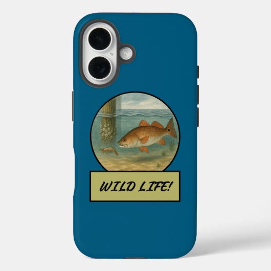 Redfish Ocean Blue iPhone-Hüllen Case-Mate iPhone Hülle (Rückseite)
