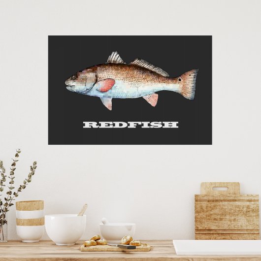 Redfish Poster (Küche)