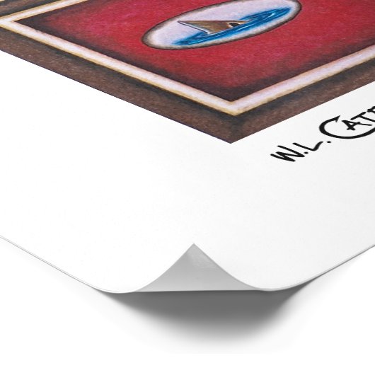 Redfish Poster, Prints und Rahmen Poster (Ecke)