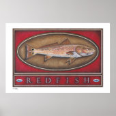 Redfish Poster, Prints und Rahmen Poster (Vorne)