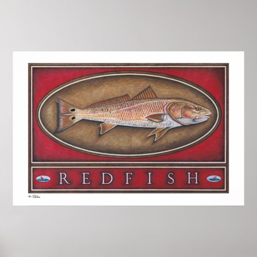 Redfish Poster, Prints und Rahmen Poster (Vorne)