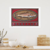 Redfish Poster, Prints und Rahmen Poster (Küche)