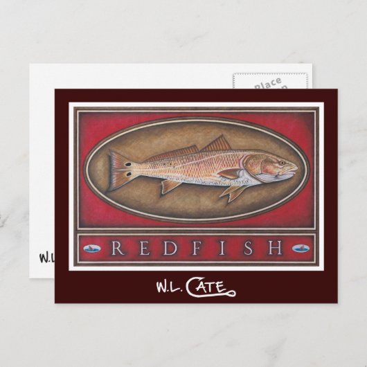 Redfish Postkarten (Vorne/Hinten)