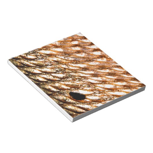 "Redfish" - Red Drum by PatternWear© Notizblock (angewinkelt)