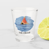 Redfish Schwanz Chaser Schnapsglas (Vorderseite)