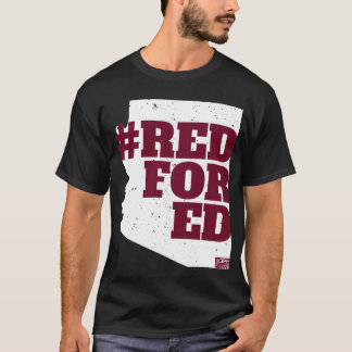 REDFORED Arizona Lehrer Protest Kampagne Pädagoge T-Shirt