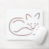 RedFox - besonders angefertigt Mousepad (Mit Mouse)