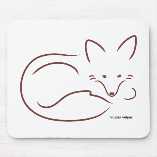 RedFox - besonders angefertigt Mousepad (Vorne)