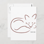 RedFox Postkarte (Vorne/Hinten)