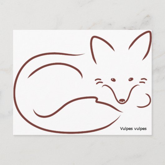 RedFox Postkarte (Vorderseite)
