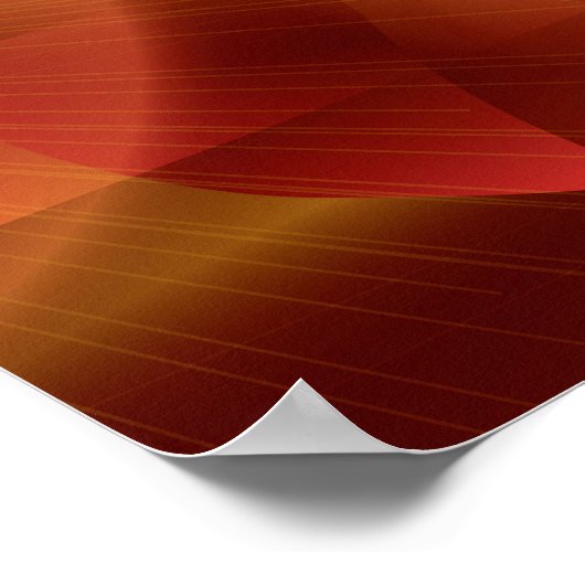 RedGold-Kunstdruck Poster (Ecke)