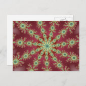 Redgreen Star Postkarte (Vorne/Hinten)