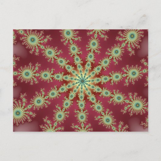 Redgreen Star Postkarte (Vorderseite)