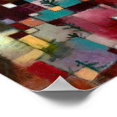 Redgreen und Violet-Yellow Rhythm : Paul Klee 1920 Poster (Ecke)