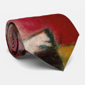 Redgreen und Violetgelbe Rhythmen, Paul Klee Art Krawatte (Gerollt)