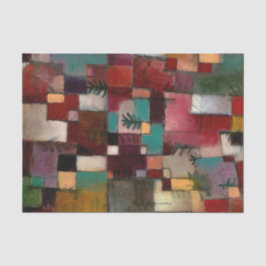 Redgreen und Violetgelbe Rhythmen, Paul Klee Art Seidenpapier