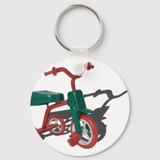 RedGreenTricycle012915.png Schlüsselanhänger (Vorderseite)