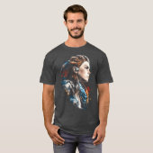 RedHaired Huntress Arrow of the Wild Machines frie T-Shirt (Vorne ganz)
