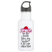 RedHat Bottle-works 32 oz Edelstahlflasche (Vorderseite)