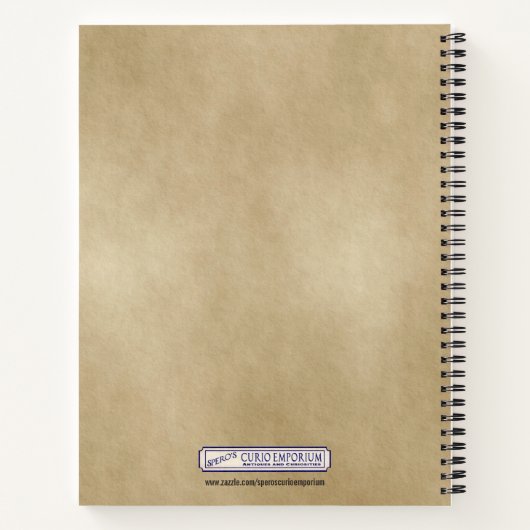 Redhaw Hawthorn über altes Papier Notizblock (Rückseite)