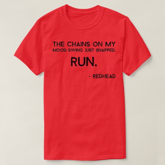 REDHEAD 1 T-Shirt (Design vorne)