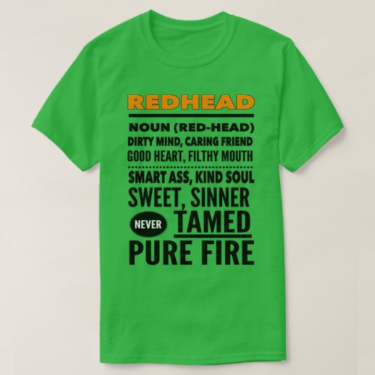 REDHEAD 7 T-Shirt (Design vorne)