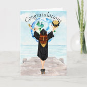 Redhead Abschluss Glückwunsch Karte (Vorderseite)