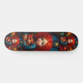 Redhead Adventures: Girl, Colorful Little Monsters Skateboard (Horizontal)