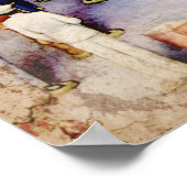 Redhead Baby Boy geblasene Horn zu Soldaten Poster (Ecke)