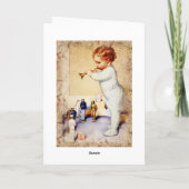 Redhead-Baby-durchbrennenhorn zu den Soldaten Karte (Rückseite)