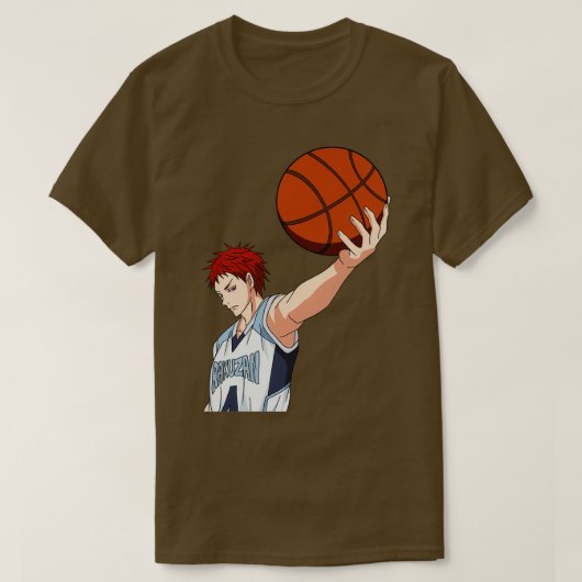RedHead Basketballspieler T-Shirt (Design vorne)