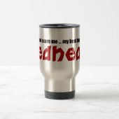 Redhead-bester Freund Reisebecher (Mittel)