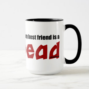 Redhead-bester Freund Tasse