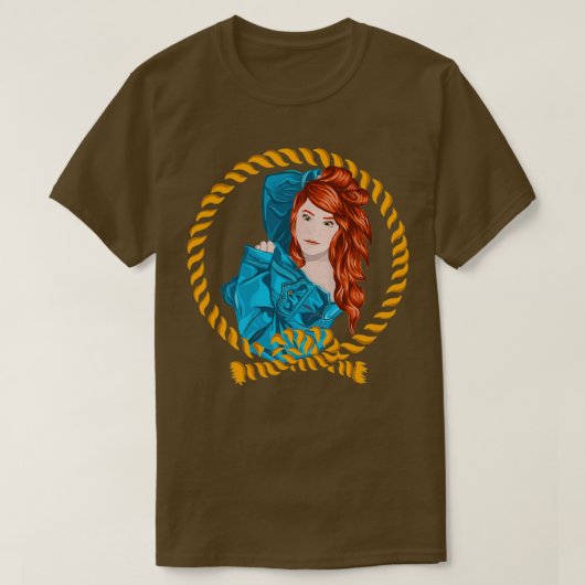 Redhead BlueJacke T-Shirt (Design vorne)