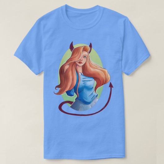 Redhead Devil Girl T-Shirt (Design vorne)