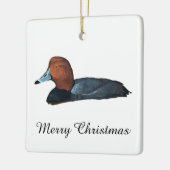 Redhead Duck Keramikornament (Links)