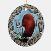 RedHead Duck-Ornament Keramik Ornament (Links)