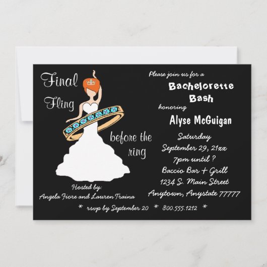 Redhead-Endflug vor Einladung (Vorderseite)