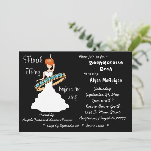 Redhead-Endflug vor Einladung (Stehend Vorderseite)