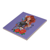 Redhead Frau Tattoos Fliese (Seite)
