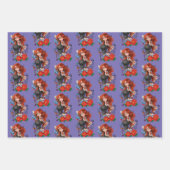 Redhead Frau Tattoos Geschenkpapier Set (Vorderseite 2)