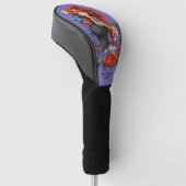 Redhead Frau Tattoos Golf Headcover (angewinkelt)