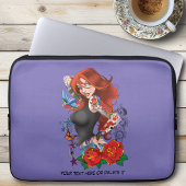 Redhead Frau Tattoos Laptopschutzhülle
