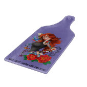 Redhead Frau Tattoos Schneidebrett (Ecke)