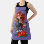 Redhead Frau Tattoos Schürze (InSitu)