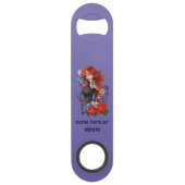 Redhead Frau Tattoos Speed Flaschenöffner (Vorderseite)