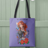 Redhead Frau Tattoos Tasche