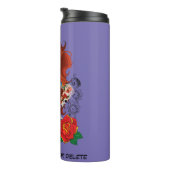 Redhead Frau Tattoos Thermosbecher (Nach rechts gedreht)