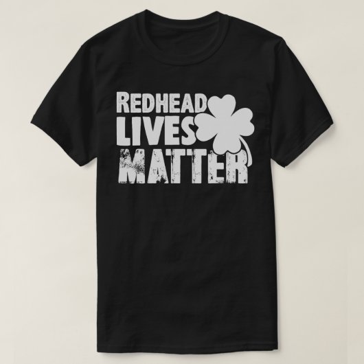 Redhead Funny Festive St Patricks Day T-Shirt (Design vorne)