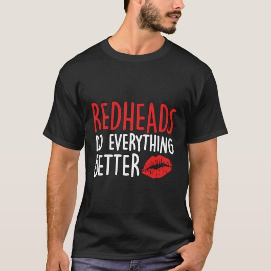 Redhead - Ginger Pride Red Hair Readhead T-Shirt (Vorderseite)